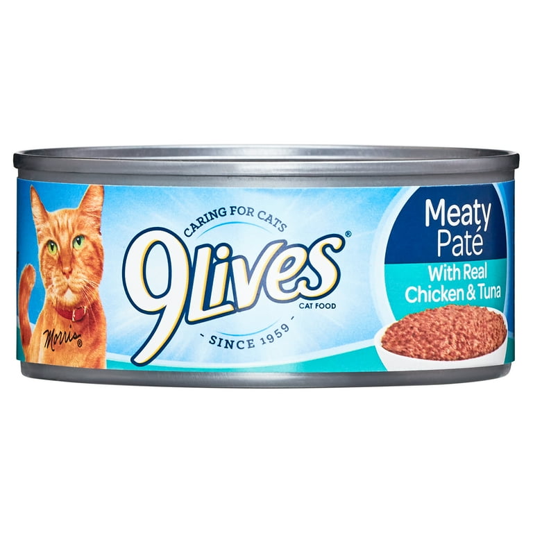 9Lives Pat Favorites Variety Pack Wet Cat Food 5.5 Ounce Cans 12 Count