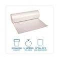 thumbnail image 7 of Boardwalk High-Density Can Liners, 33 gal, 14 mic, 33" x 38", Natural, 25 Bags/Roll, 10 Rolls/Carton, 7 of 7