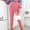 Pink, variant on Idoravan Women's Plus Size Pants Women Casual Solid Pants Comfortable Elastic Pocket Casual Suit Pants