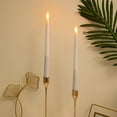 thumbnail image 5 of HAJAGP LED Candle,Long Pole Candle,White Flameless Taper Candles Blinking Realistic LED flames,LED Battery Operated, Realistic 3D Flame with Wick For Wedding Party Home Decor, Set of 2, 5 of 5