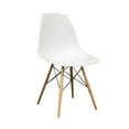 thumbnail image 1 of Chaise d'Appoint Azzo en Blanc (Lot de 2), 1 of 2