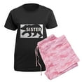 thumbnail image 5 of CafePress - SISTER BEAR Pajamas - Women's Short Sleeve Print T-Shirt and Pants Dark Cotton Pajama Set, 5 of 7
