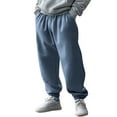 thumbnail image 2 of Gamivast Mens Joggers Lightweight Straight Leg Loose Fitted Sweatpants with Pockets Outdoor Elastic Waist Casual Work Cuffed Pants Trendy Drawstring Tapered Joggers, 2 of 6