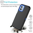 thumbnail image 2 of For Motorola Moto G 5G 2023 Case, Defender Phone Case For Moto G 5G 2023 6.5",Takfox Heavy Duty Shockproof Rugged Rubber Full Body Protective, 3 in 1 Hybrid Bumper Cover (Black), 2 of 9