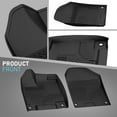 thumbnail image 5 of TPE All Weather Car Floor Mats Liner Waterproof Liners Black Set Fit for 2016-2022 Honda Pilot, 5 of 10