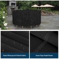 thumbnail image 4 of Round Patio Furniture Cover Waterproof Outdoor Dining Table and Chair Cover Anti-UV Outside Sectional Sofa Set Covers, 4 of 4
