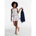 thumbnail image 2 of Weekend Academy Girls Cotton Babydoll Tank Top, Sizes 4-18, 2 of 5