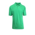 thumbnail image 2 of Mens Short Sleeve Pique Polo Shirts Uniform Fitted, 2 of 15