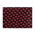thumbnail image 7 of Area Rugs For Living Room Decor - Sexy Red Lips Kiss Soft Anti Slip Throw Washable Rugs 5x7 For Bedroom, Indoor Carpet For Bedroom Living Room 80x58In, 7 of 7