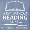 thumbnail image 3 of CafePress - Book Lover Gifts A Day Without Reading Is Like.. - Womens Comfort Colors® Shirt, 3 of 4