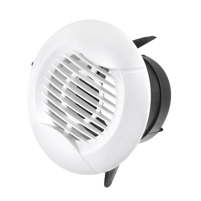 Unique Bargains Grille Amovible de 3 Pouces avec Persiennes Droites et Évent Rond