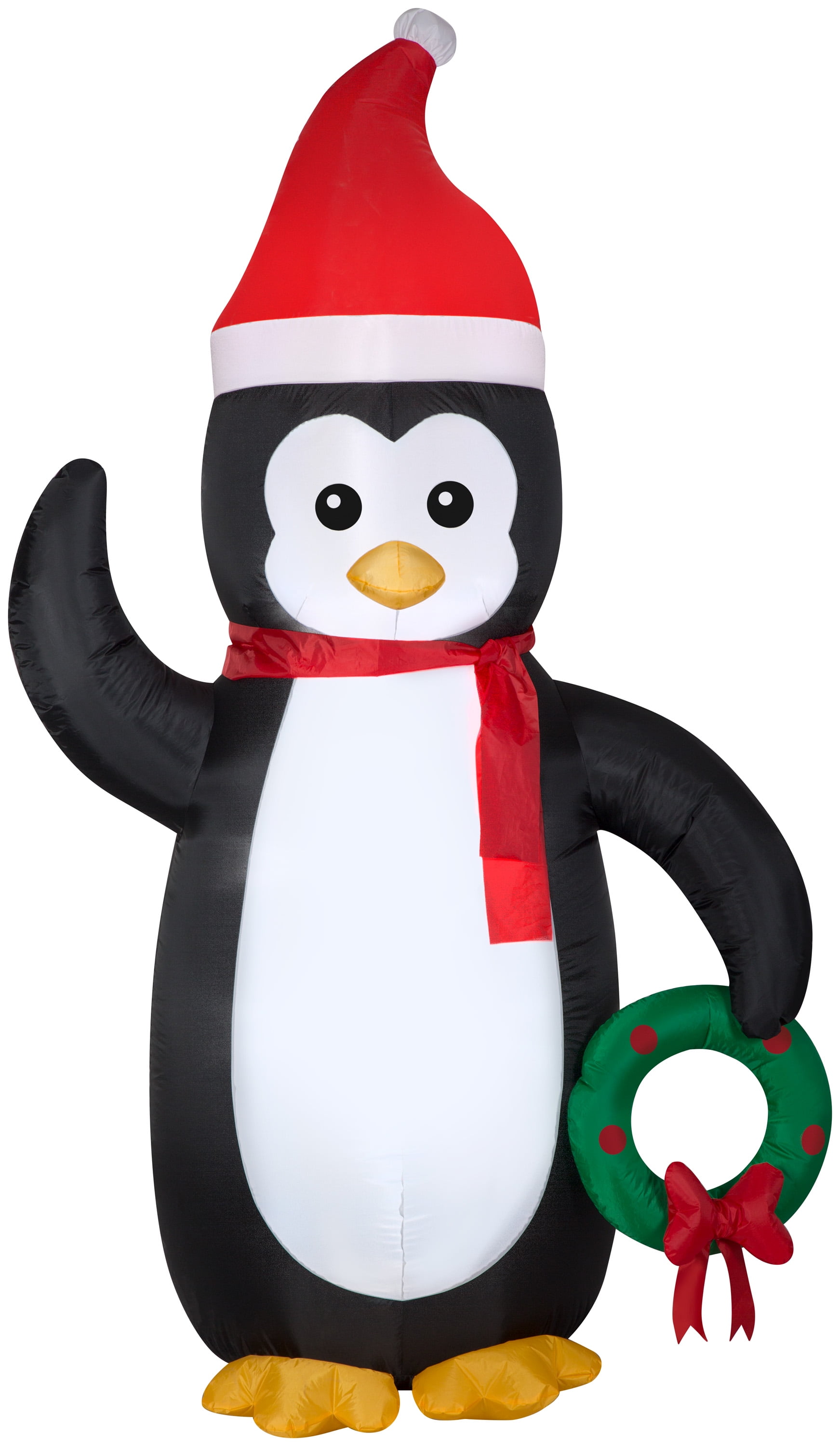 Holiday Time Penguin Inflatable 7ft tall by Gemmy Industries