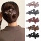 thumbnail image 1 of Pinzas para el cabello de mariposa NQ paquete de 5 grandes con pico de pato, 1 of 5