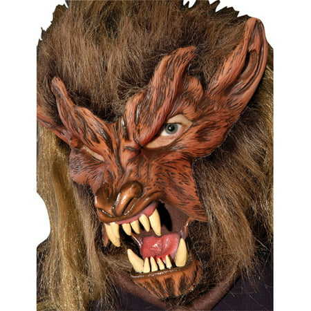 Lone Wolf Halloween Adult Latex Mask