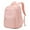 Pink, variant on Soda Candy School Backpack Lightweight Bookbag Backpack with Luggage Strap, Black