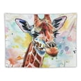 thumbnail image 5 of Nawypu Giraffe Tapestry Wall Hanging, Watercolor Cute Animal Wall Art Tapestries Giraffe Backdrop for Kids Children Bedroom Living Room Dorm Boys Girls Party Decor, 5 of 6