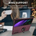 thumbnail image 4 of Galaxy Z Fold 2 Case 2020 (5G), Cover for Samsung Z Fold 2, Allytech Hard PC Shockproof Armor Case with Ring Holder Full Protection Anti-Drop Stand Foldiing Case for Galaxy Z Fold 2020, Winered, 4 of 9