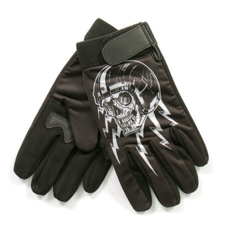

Hot Leathers GVM3005 Sublimated 3/4 Skull Mechanics Glove 2XL