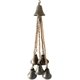 thumbnail image 1 of Campana de bruja Campana de viento de metal Campanas de viento Adornos colgantes, Campana de protección para porche, hogar, jardín, ventana Decoración navideña (65 mm). Afortunado Sencillez, 1 of 4