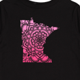 thumbnail image 4 of Inktastic Minnesota Silhouette Mandala Boys or Girls Long Sleeve Toddler T-Shirt, 4 of 5