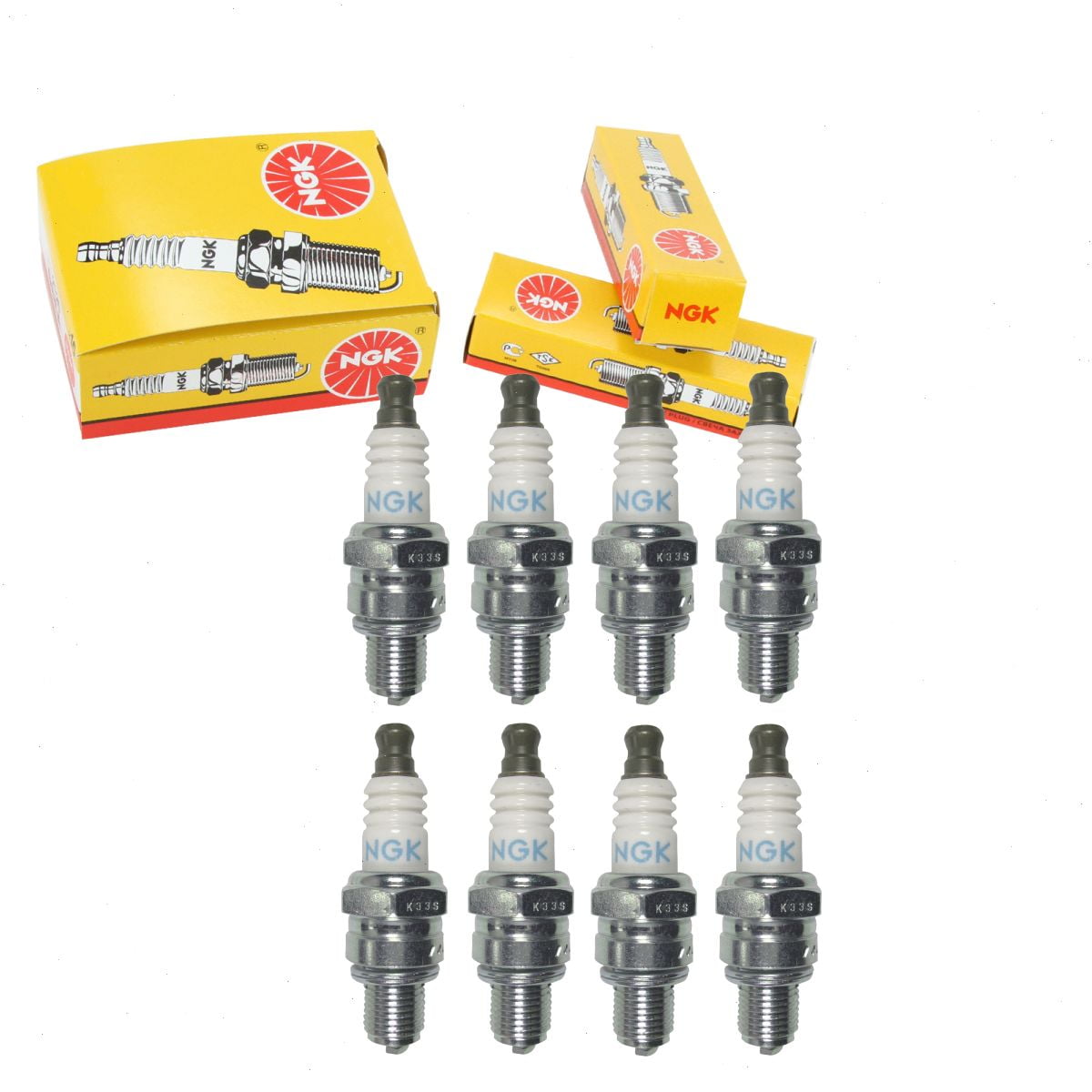 8 pc NGK 6776 Standard Spark Plugs for 31915-Z0H-003 965 E3.24 RZ7C UFR7EC USR7AC Ignition Wire Secondary