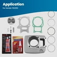 thumbnail image 6 of Maxpeedingrods 72mm Big Bore Cylinder Piston Top End Kit Fit for Honda TRX250EX TRX250X TRX250TE Recon 250 2002-2021, Replacement for 12100-HN6-000 12191-HM8-000, 6 of 9