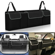 Htwon Car Trunk Organizer Oxford Interior Accessories Back Seat 4 Pocket Storage Bag
