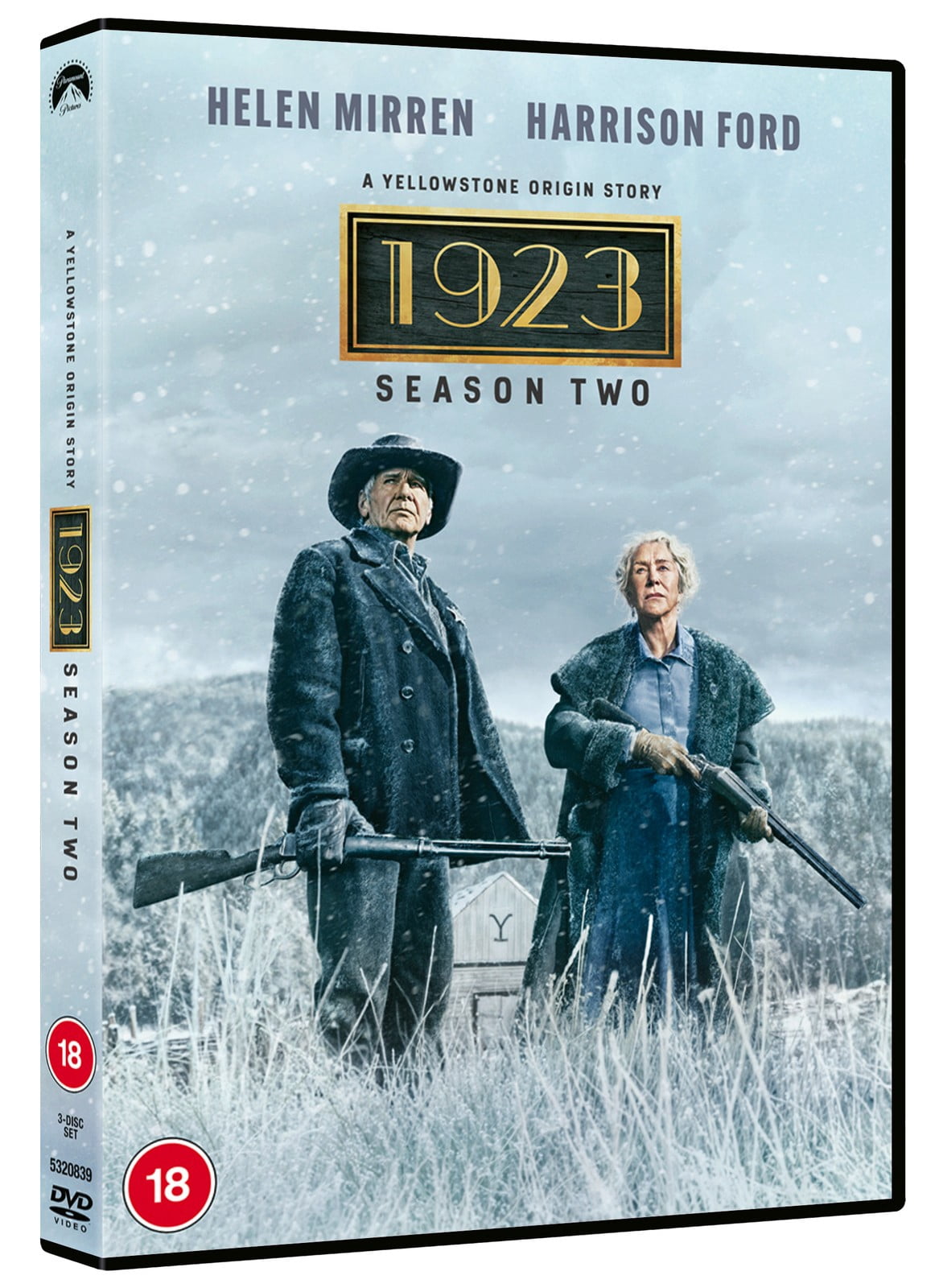 Paramount+, 1923: A Yellowstone Origin Story Season 2 DVD, Drama