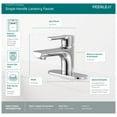 thumbnail image 7 of Peerless P1512lf Flute 1 GPM Single Hole Bathroom Faucet - Nickel, 7 of 7