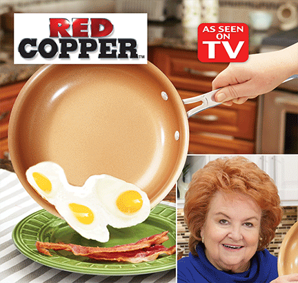 Kitchen, 1 Brand New 12 Red Copper Pan