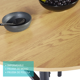 thumbnail image 4 of Mesa de comedor redonda 80 cm FurnitureR BADMAN desk, 4 of 12