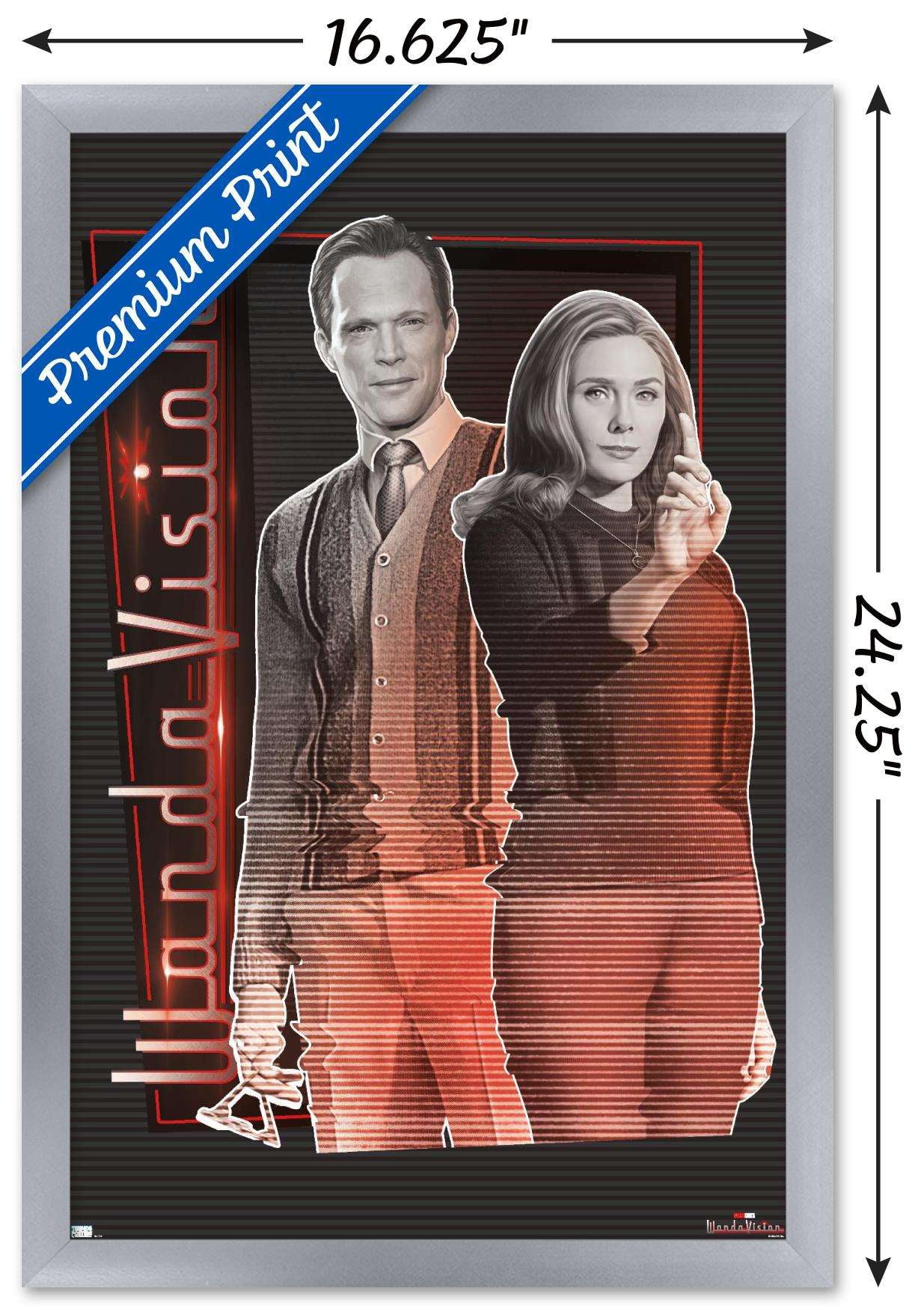 Marvel WandaVision - Together Wall Poster, 14.725" x 22.375", Framed