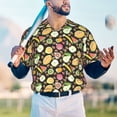 thumbnail image 5 of KLL Fruits for Men's Baseball Shirts,Short Sleeve Casual Shirts Button Down Shirt for Men Beach Summer Wedding Shirt-Small, 5 of 7