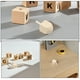 thumbnail image 4 of 15 piezas de dreidels en blanco para armar, ideales para Janucá. Trompos de madera sin terminar para juegos y decoraciones de fiesta de Janucá. 4,15 cm, 4 of 7