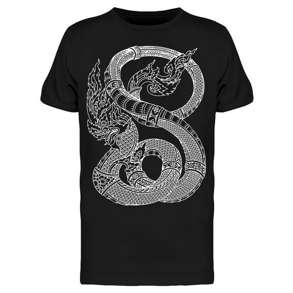 Thai Naga Art T-Shirt Men -Image by Shutterstock, Male XX-Large