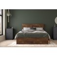 thumbnail image 1 of Nexera 3-Piece Bedroom Set With Bed Frame, Headboard & Nightstand In Full|Truffle & Charcoal Grey, 1 of 7