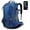 Blue, variant on G4Free 50L Hiking Backpack Waterproof Daypack Outdoor Camping Climbing Backpack with Rain Cover for Men Women