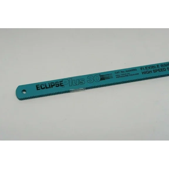 10 Pcs Eclipse 10" X 1/2" X .025 X 18 Tpi Flexible Bimetal Hand Hack Saw Blades