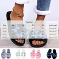 thumbnail image 3 of uublik Womens Fuzzy Slippers Indoor Home Slippers House Slippers Open-Toe Breathable Winter Indoor Slippers, Black, 3 of 7