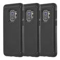 thumbnail image 3 of Dream Wireless TCASAMS9-GRPY-BKBK Samsung Galaxy S9 Grippy Hybrid Case Black TPU & Black PC, 3 of 8