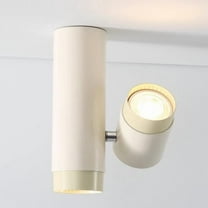 KAYYELAMP White Metal Double Spot Light Hardwire Adjustable Angle 10W Warm Light Modern Design Droplight for Bedroom Store Entrance Hallways Living Room