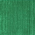 thumbnail image 1 of Ahgly Company Indoor Square Abstract Turquoise Blue Contemporary Area Rugs, 8' Square, 1 of 4