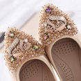 thumbnail image 3 of Zapatos Planos Vestir Bailarina Boda Mujer Punta Puntiaguda Diamante Imitación, 3 of 9