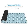 thumbnail image 5 of Vsdgher Black White Gray Rabbit for Mouse Pad with Stitched Edges,Desk mat for Laptop,Computer & PC, Wristing Pad for Gamer,Office & Home,12 x 31.5 in, 5 of 8