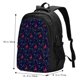 thumbnail image 5 of Fotbe Christmas Deer Mochila con Estampado y Puerto USB para Hombre y Mujer, Mochila Antirrobo, Mochila de Viaje, Mochila Escolar, Mochila Universitaria, 5 of 7