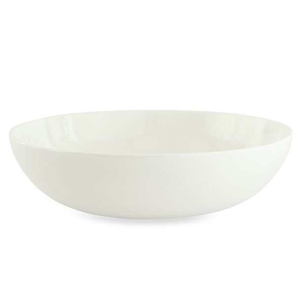 Nevaeh White by Fitz and Floyd 2 qt. Round Vegetable Bowl