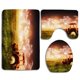 thumbnail image 1 of Juego de alfombras de baño ABPHQTO Camión al atardecer en el campo 3 piezas, 1 of 2