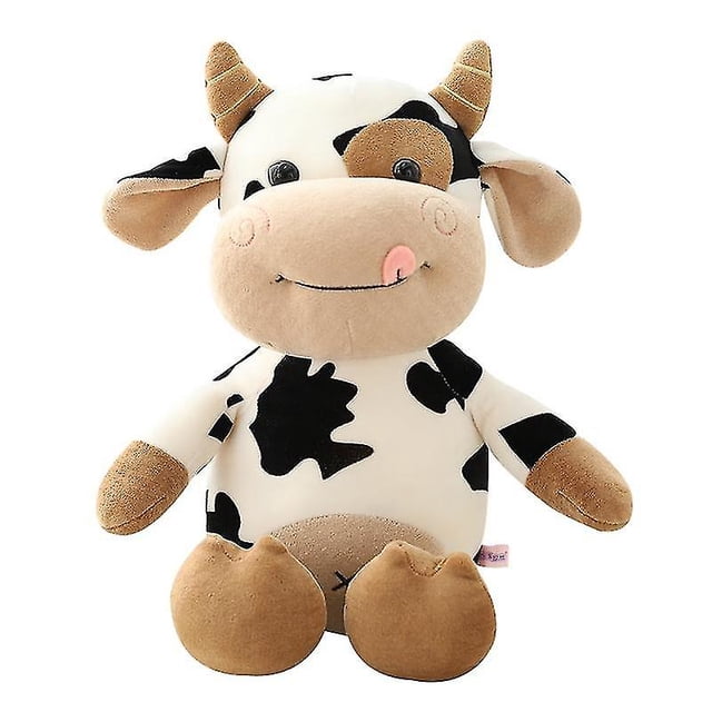 Set de regalo para bebé, juguete de peluche de 50 cm, bonita muñeca con forma de vaca, regalo de Nav