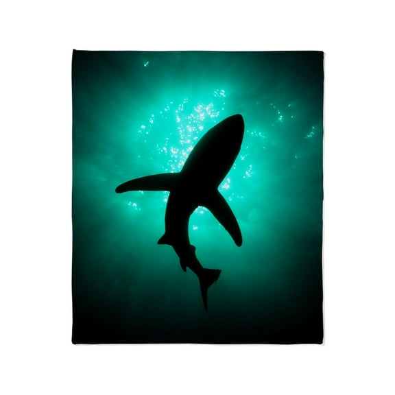 CafePress - Shark Throw Blanket - Soft Fleece Throw Blanket, 50"x60" for All Ages
