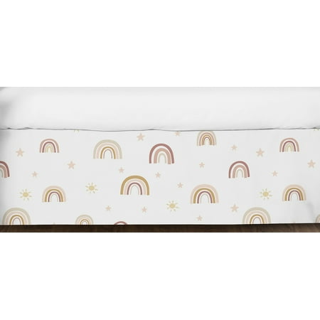 UPC: 0846480091462 | Boho Rainbow Dust Ruffle Crib Skirt by Sweet Jojo Designs